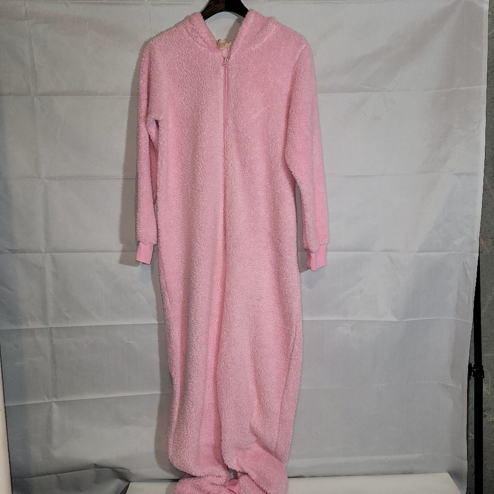 Pink Pig Fur One Piece Size Medium